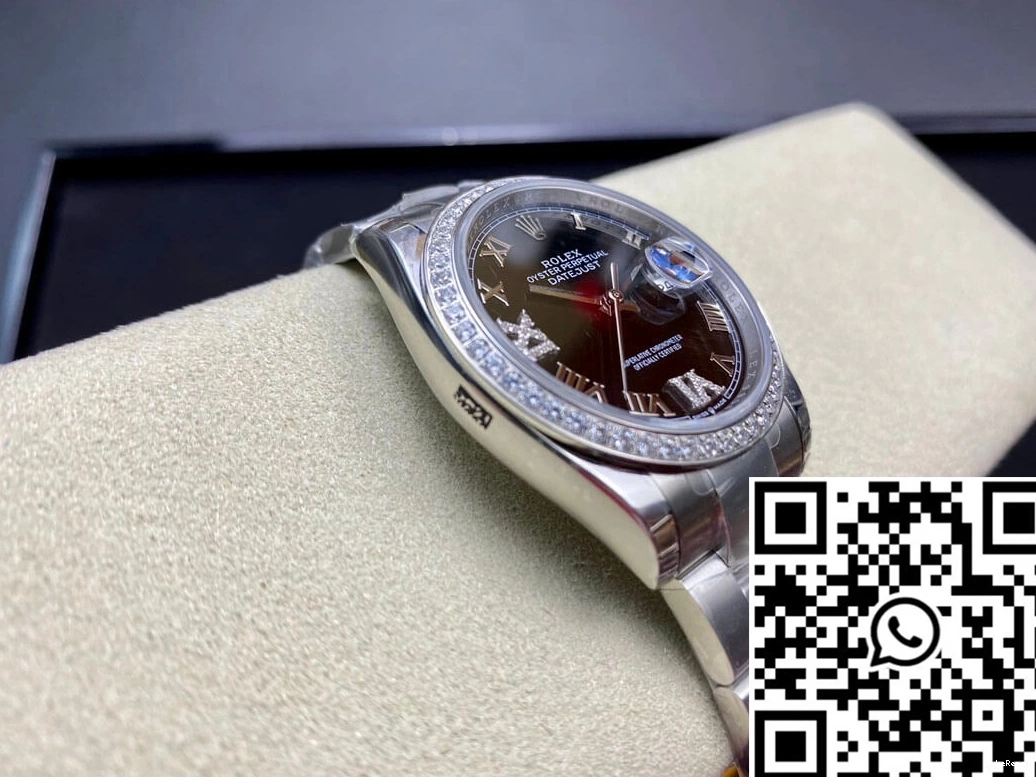 Bezel 36MM Diamond-set EW Factory Rolex Datejust 0305